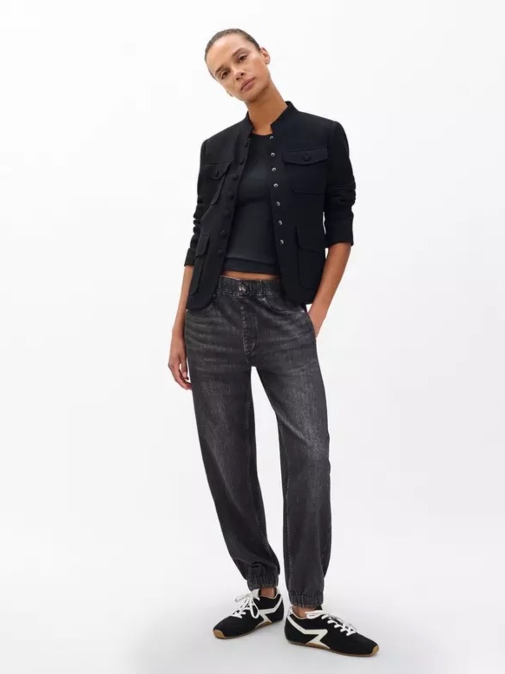 Rag & Bone - Miramar Ankle Jogger Pant
Cotton Terry - Faded Black - XS